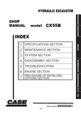 CASE CX55B Tier 4 Crawler Excavator Service Repair Manual