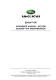 1999 Land Rover Range Rover Service Repair Manual