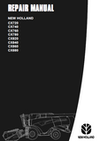 New Holland CX880 Combine Harvesters Service Repair Manual