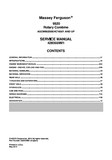 Massey Ferguson 9520 Rotary Combine Service Repair Manual (S/N: AGCM95200EHC16501 and up)