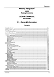 Massey Ferguson 9520 Rotary Combine Service Repair Manual (S/N: AGCM95200EHC16501 and up)