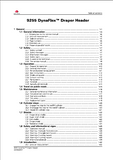 Massey Ferguson 9255-45 Draper Header Service Repair Manual