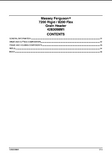 Massey Ferguson 7200 Rigid and 8200 Flex Grain Header Service Repair Manual