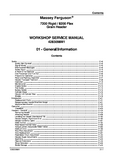 Massey Ferguson 7200 Rigid and 8200 Flex Grain Header Service Repair Manual