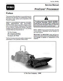 Toro ProCore Processor Service Repair Manual
