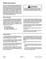 Toro ProCore Processor Service Repair Manual