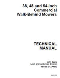 John Deere 38 Inch Commercial Walk-Behind Mower Service Repair Manual