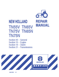 New Holland TN75N Tractor Service Repair Manual