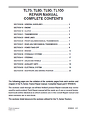 New Holland TL80 Tractor Service Repair Manual