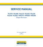 New Holland VL640 Grape Harvester Service Repair Manual