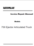 Caterpillar Cat 730 Ejector Articulated Truck (Prefix 3T4) Service Repair Manual (3T400001 and up)