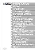 HITACHI ZAXIS 270-3 Class Hydraulic EXCAVATOR Operator manual SN:021321 and up
