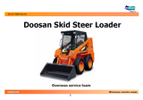 Daewoo Doosan 440 Plus Skid Steer Loader Operator and Maintenance manual