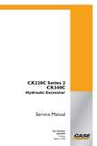 CASE CX240C Hydraulic Excavator Service Repair Manual