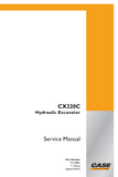 CASE CX220C Hydraulic Excavator Service Repair Manual