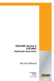 CASE CX220C Series 2 Hydraulic Excavator Service Repair Manual