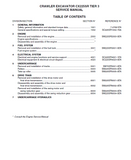 CASE CX225SR TIER 3 CRAWLER EXCAVATOR Service Repair Manual