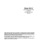 Daewoo Doosan Mega 400-V Wheel Loader Operation and Maintenance manual (Serial Number 1001 and Up)