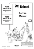 Bobcat R30S Backhoe Service Repair Manual S/N A2HH00101 AND Above