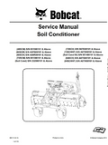 Bobcat Soil Conditioner Service Repair Manual S/N 232000101 And Above