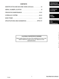 Bobcat 90 In Dozer Blade Service Repair Manual S/N 231912339 AND Below
