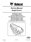 Bobcat Angle Broom Service Repair Manual S/N 231000101 And Above