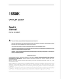 CASE 1650K Crawler Dozer Service Repair Manual