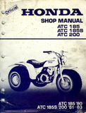 1983 Honda ATC185S 3 Wheel Service Repair Manual