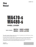 Komatsu WA480-6 Wheel Loader Service Repair Manual SN:A47001 to A47999