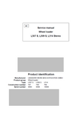 Liebherr L507S-787 Wheel Loader Service Repair Manual SN：9099