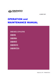 Daewoo Doosan DB58TIS Diesel Engine Service Repair Manual