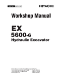 HITACHI EX5600E-6BH EXCAVATOR Service Repair Manual