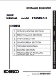 KOBELCO 230SRLC-3 Tier 4 HYDRAULIC EXCAVATOR Service Repair Manual