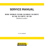 New Holland B110BTC Backhoe Loader Service Repair Manual