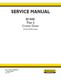New Holland D150C Bulldozer (BD) Blade, Extra Long Track (XLT) - Tier 2 Crawler Dozer Service Repair Manual [NHC106500 - ]