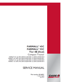 CASE IH FARMALL 45C ROPS Tractor Service Repair Manual PIN LSMF45CRxx0010001 to LSMF45CRVH0010031