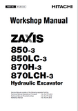 HITACHI ZAXIS 870H-3 HYDRAULIC EXCAVATOR Service Repair Manual