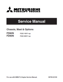 MITSUBISHI FD90N FORKLIFT TRUCKS Service Repair Manual SN:F32C-60011-UP