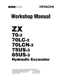 HITACHI ZAXIS ZX 75US-3 EXCAVATOR Service Repair Manual