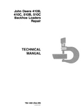 JOHN DEERE 410B BACKHOE LOADER Service Repair Manual