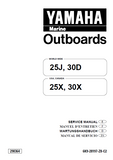 YAMAHA OUTBOARD 30DMHO, 30MH Service Repair Manual S: 109639 -