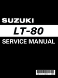 1999 Suzuki LT80X Quadsport Service Repair Manual