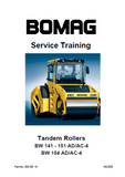 Bomag BW 141 AC-4 Tandem Rollers Service Repair Manual