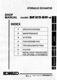 Kobelco SK25SR-2 Mini Excavator Service Repair Manual (PV08-20001 ～)