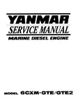 Yanmar 6CXM-GTE Marine Diesel Engine Service Repair Manual