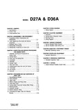 Yanmar D36A Diesel Outboard Motor Service Repair Manual