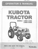 Kubota L4200 Tractor Operator manual