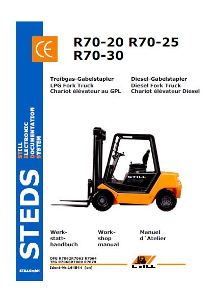Still R70-30 Fork Truck Service Repair Manual