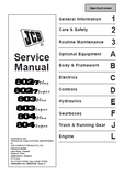 JCB 803super MINI EXCAVATOR Service Repair Manual SN（765607 Onwards）
