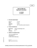 LIEBHERR LH120M Hydraulic Excavator Service Repair Manual